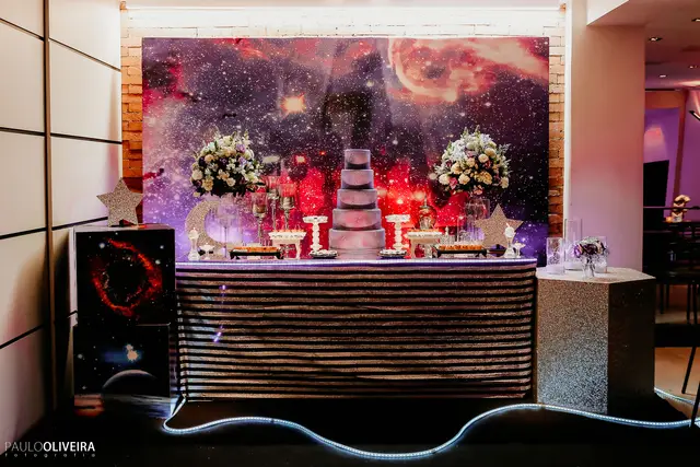 O espaço no Buffet Badallus Club