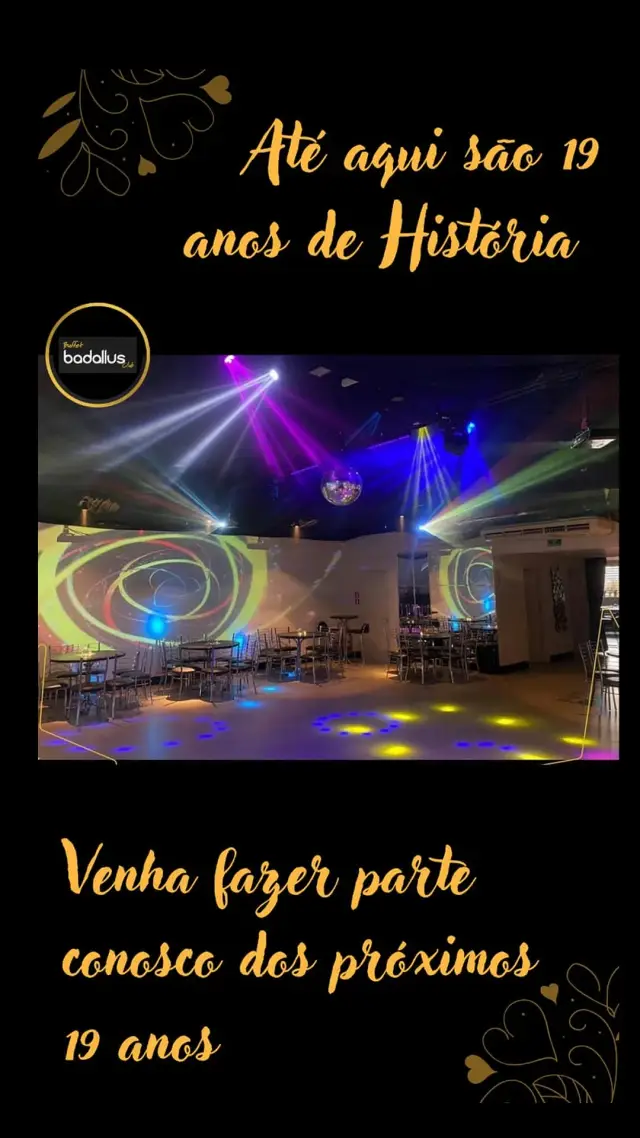 Festas realizadas no Buffet Badallus Club